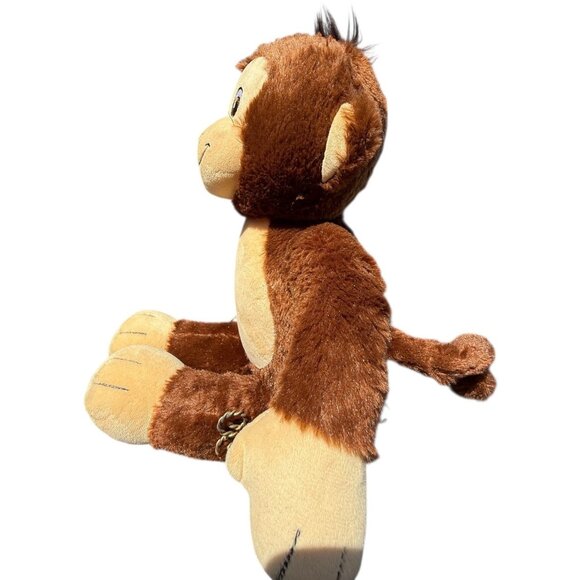 Build A Bear Smile Monkey Chimp Plush Stuffed Security Support Pet Toy - Picture 7 of 16